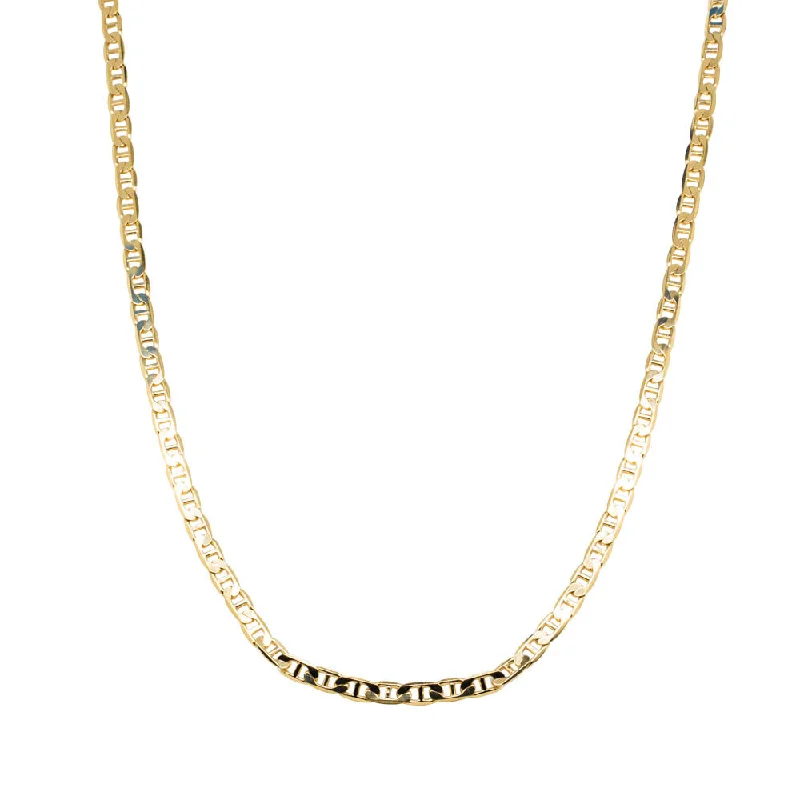 9ct Yellow Gold Anchor Link Necklace