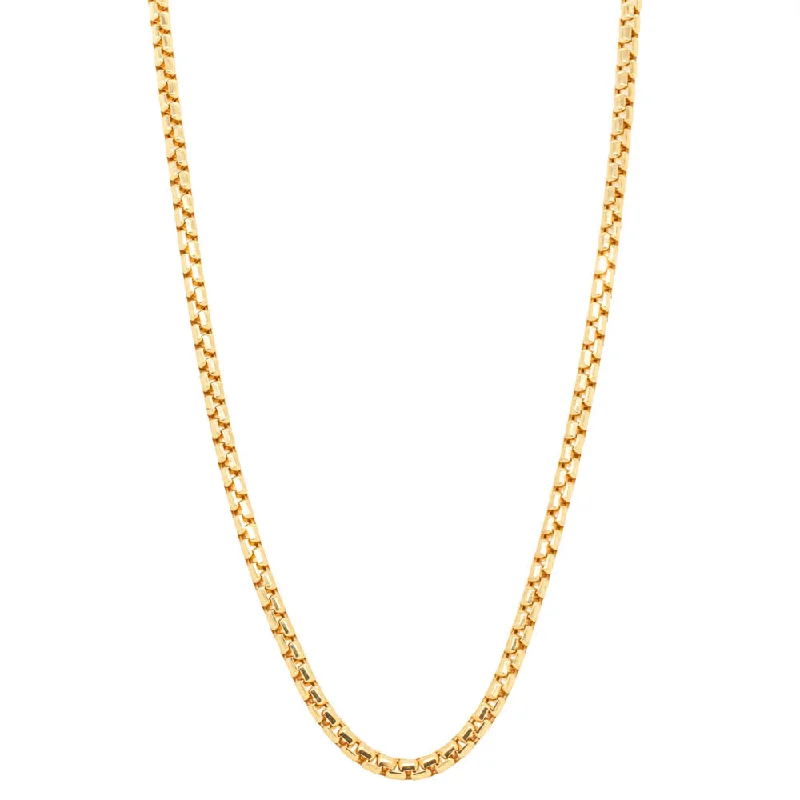 9ct Yellow Gold Box Link Chain