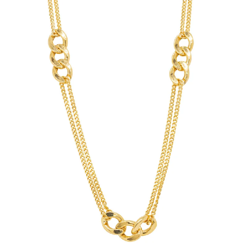 9ct Yellow Gold Interlink Necklace