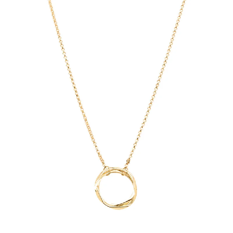 9ct Yellow Gold Mini Entwined Pendant