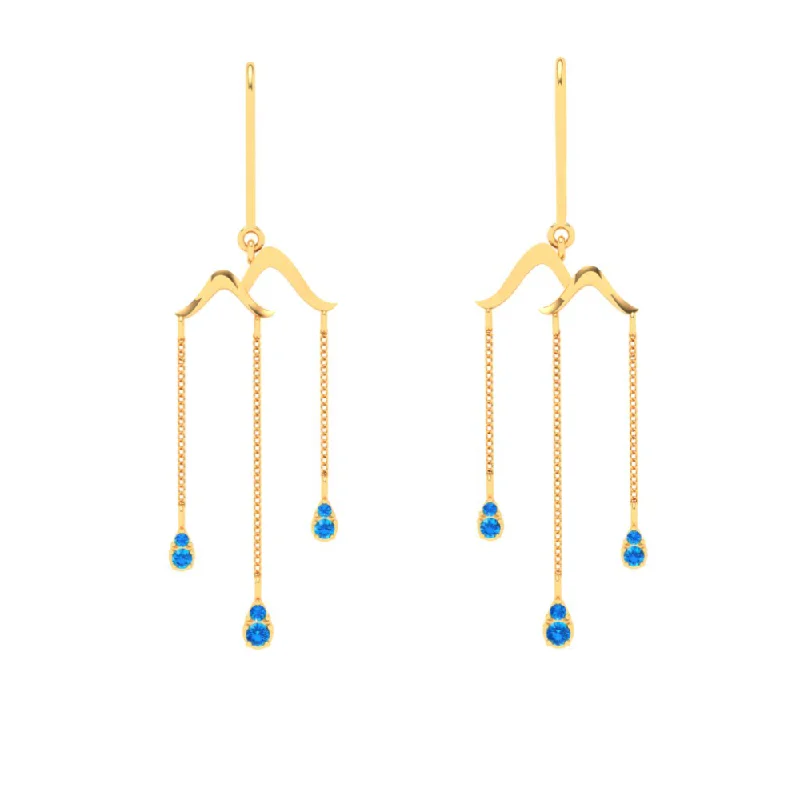 Beautiful Designer 14k Gold Earrings For You From Amazea Collection