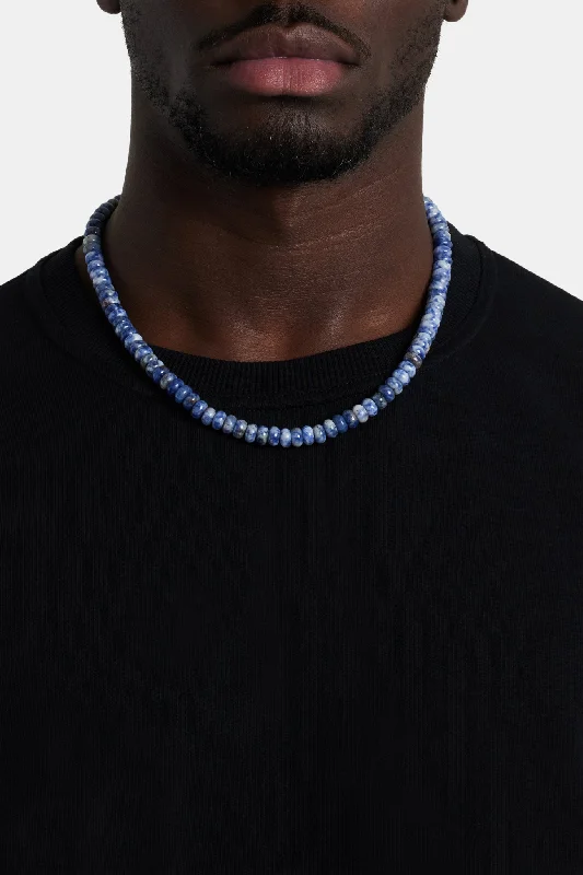 Blue Point Natural Stone Necklace