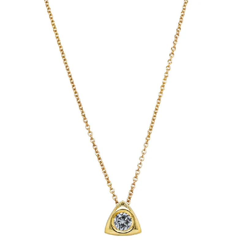 Deja Vu 18ct Yellow Gold .30ct Diamond Pendant