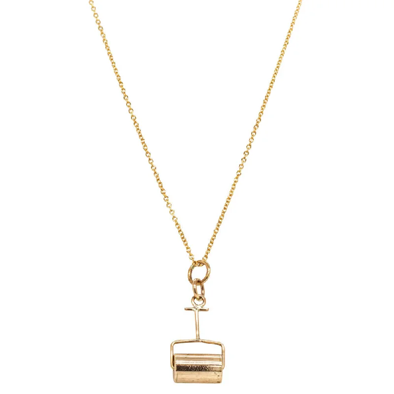 Deja Vu 9ct Yellow Gold Lawn Roller Necklace