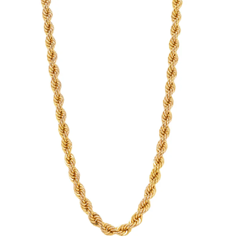 Deja Vu 9ct Yellow Gold Twisted Link Chain