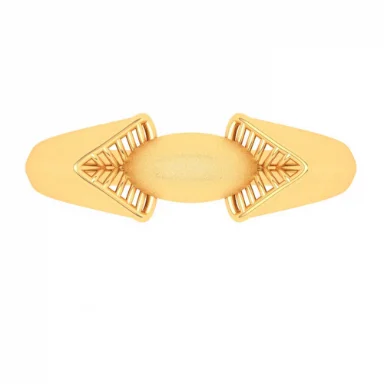 Exclusive Oval Shape Male Gold Ring From Mugdhaa Collection