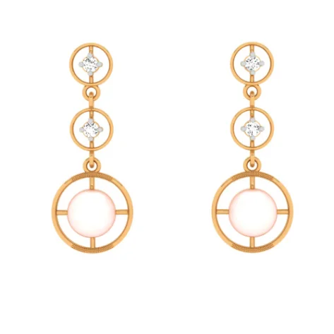 Geometric Glory Gold Earrings