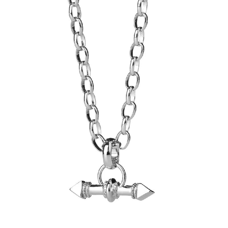 Karen Walker Arrow FOB Chain - Sterling Silver