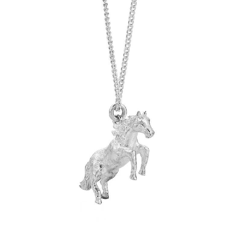 Karen Walker Lunar Horse Necklace - Sterling Silver