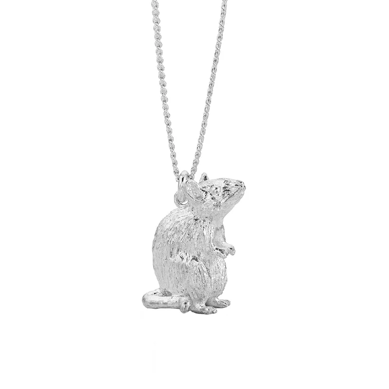 Karen Walker Lunar Rat Necklace - Sterling Silver