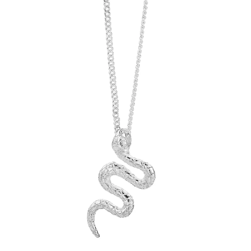 Karen Walker Lunar Snake Necklace - Sterling Silver