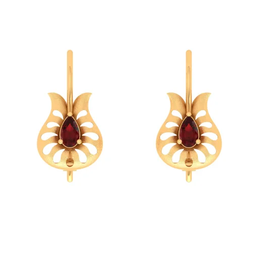 Leafy Affair Gold Earrings