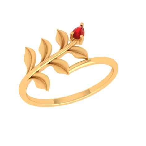 Leafy Affair Gold Ring