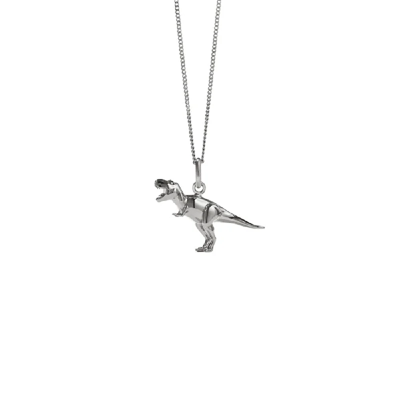 Meadowlark Dinosaur Charm Necklace - Sterling Silver