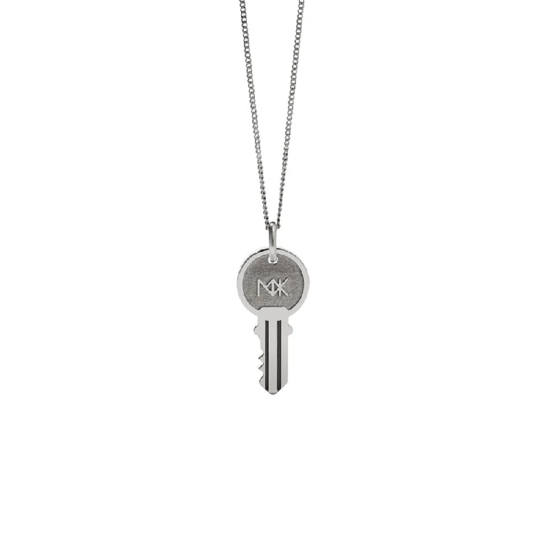 Meadowlark Key Charm Necklace - Sterling Silver