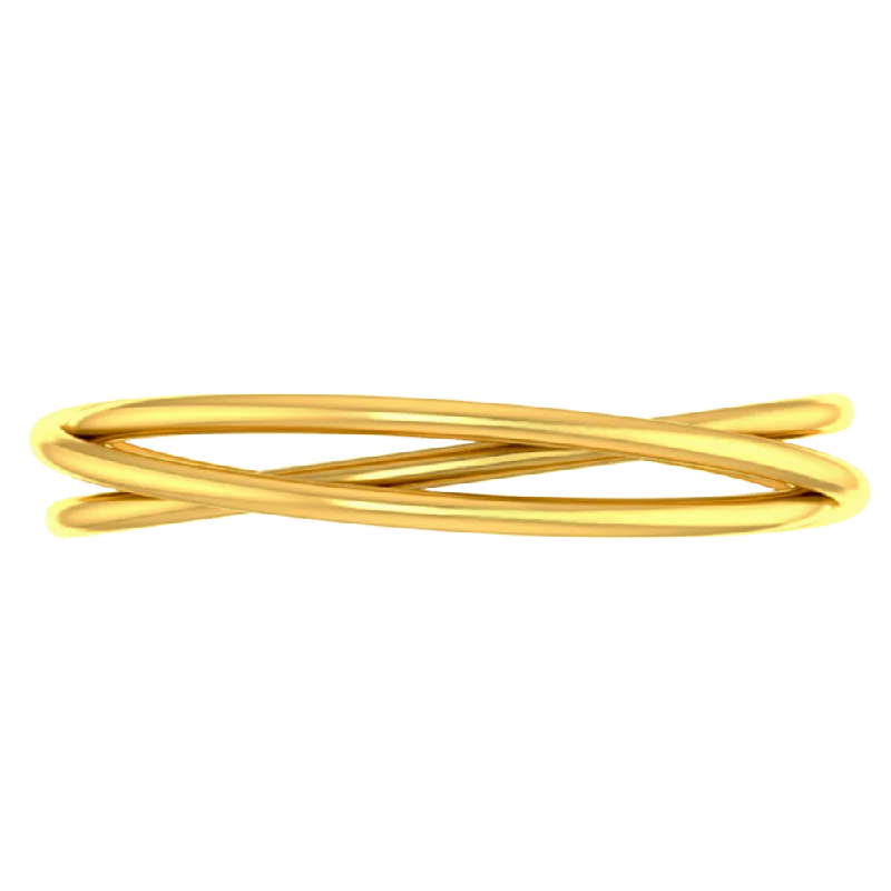 Stylish And Modern 14k Gold Thumb Ring For Women From Online Exclusive